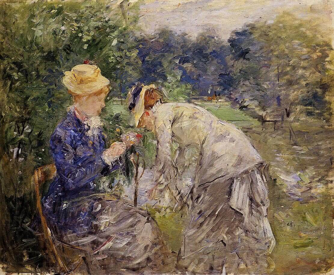 «En el bosque de Boulogne» de Berthe Morisot
