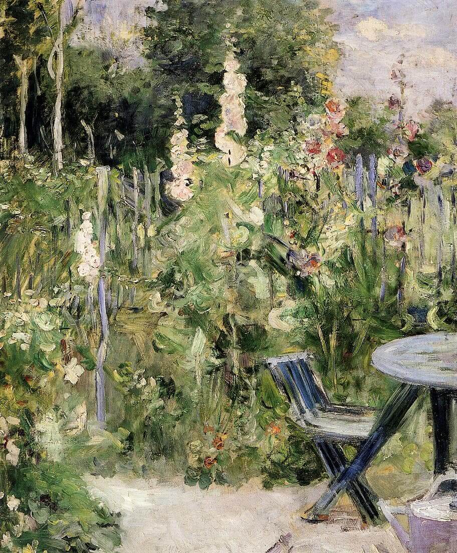 «Malvarrosas» de Berthe Morisot